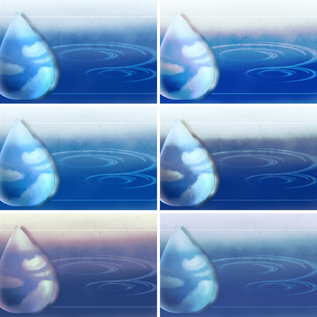 背景用素材015【雨の日】