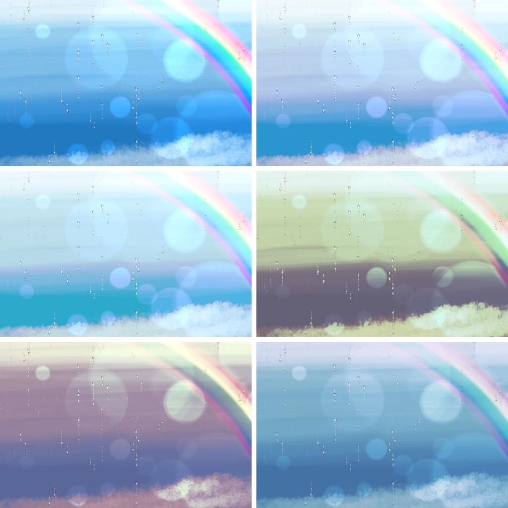 背景用素材015【雨の日】