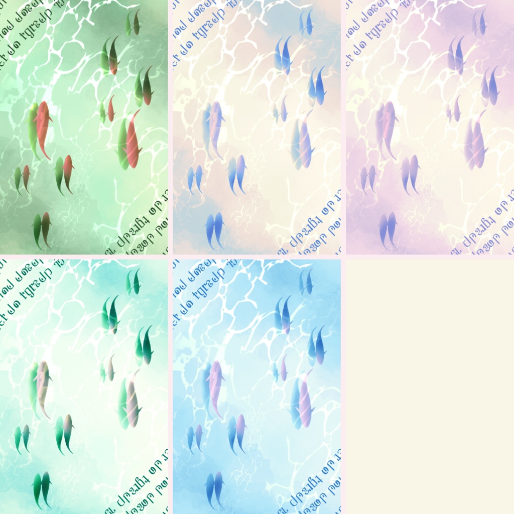 背景用素材016【縦長・夏】