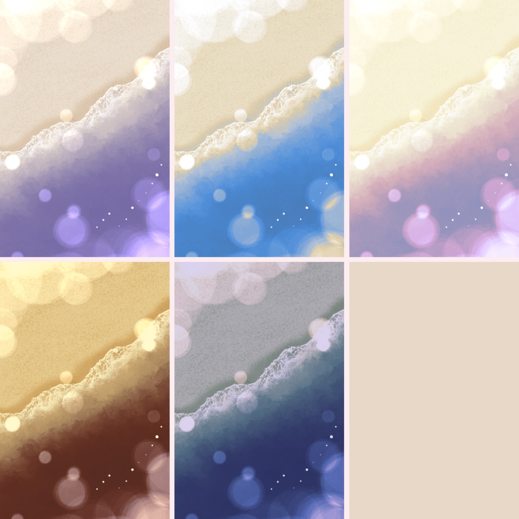 背景用素材016【縦長・夏】