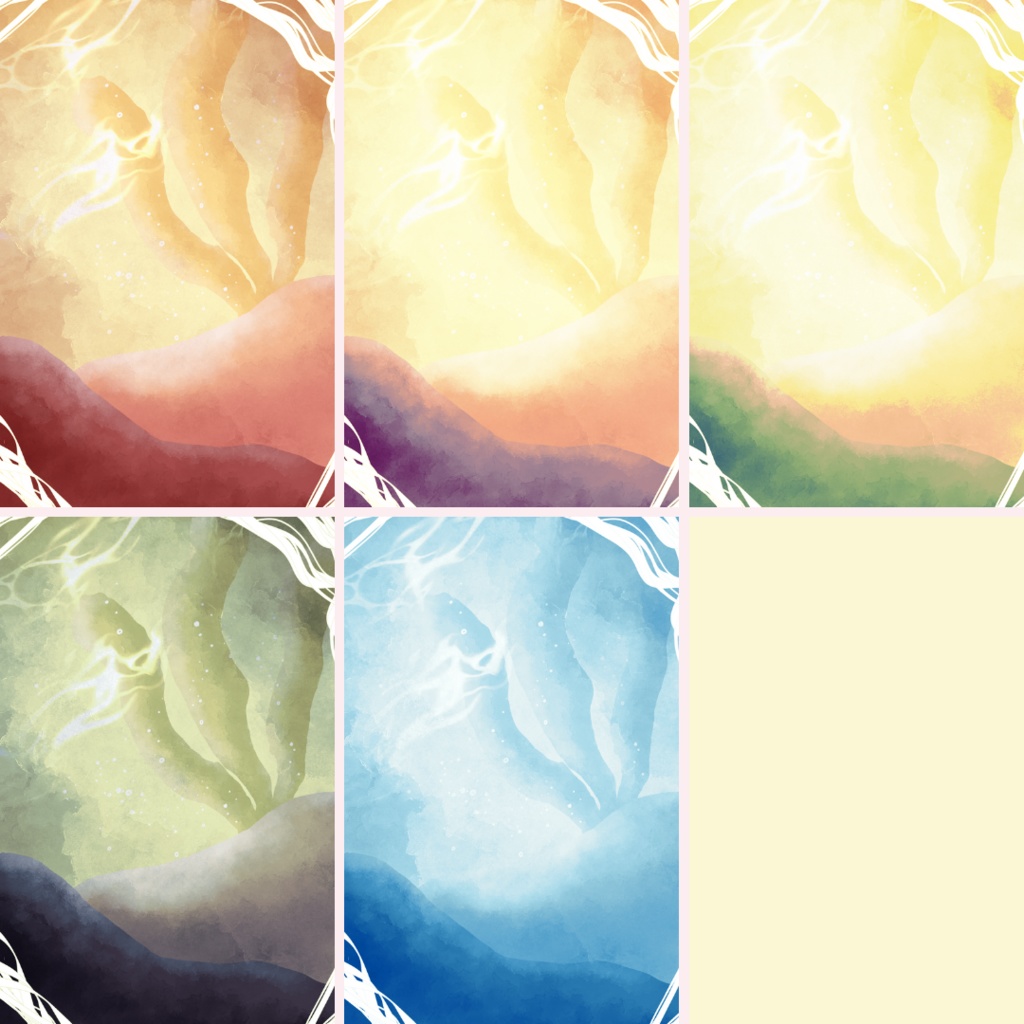 背景用素材016【縦長・夏】