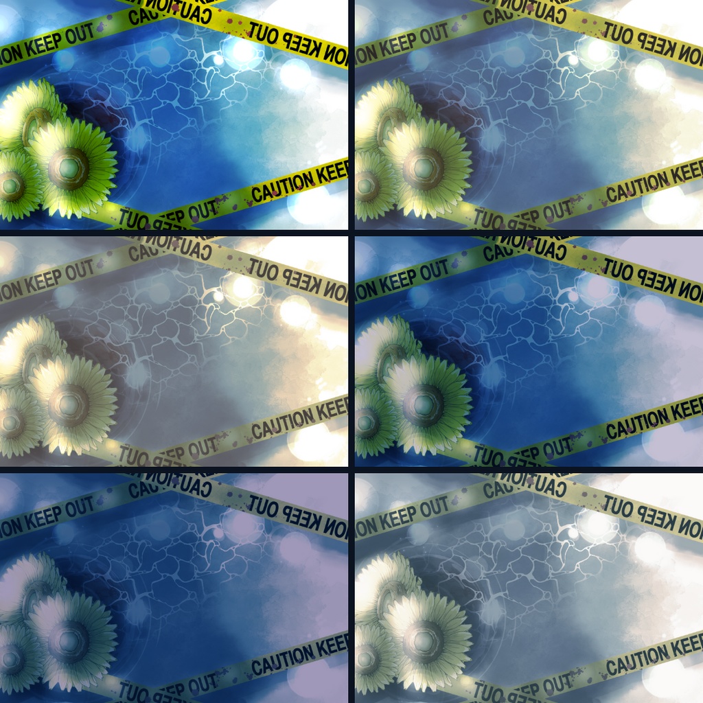 背景用素材017【夏の花・陰】