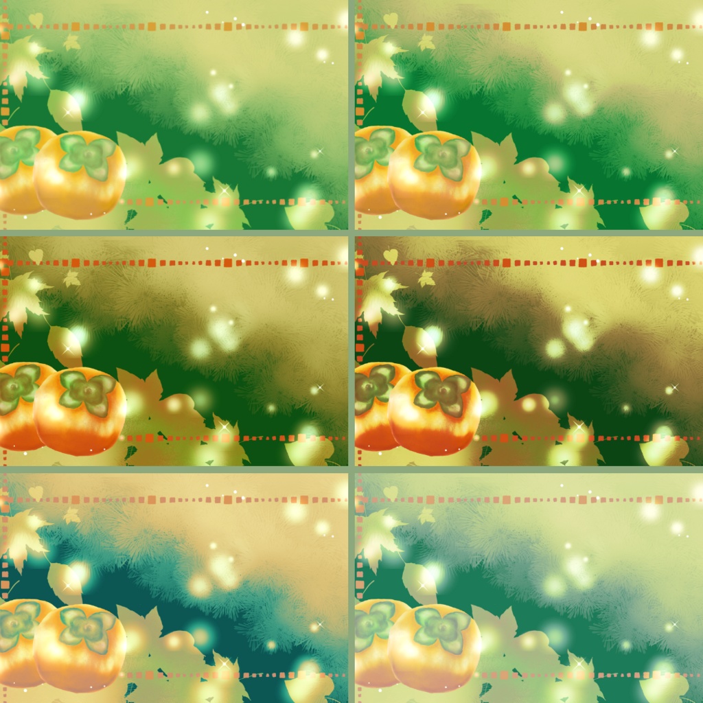 背景用素材018【秋の果物】