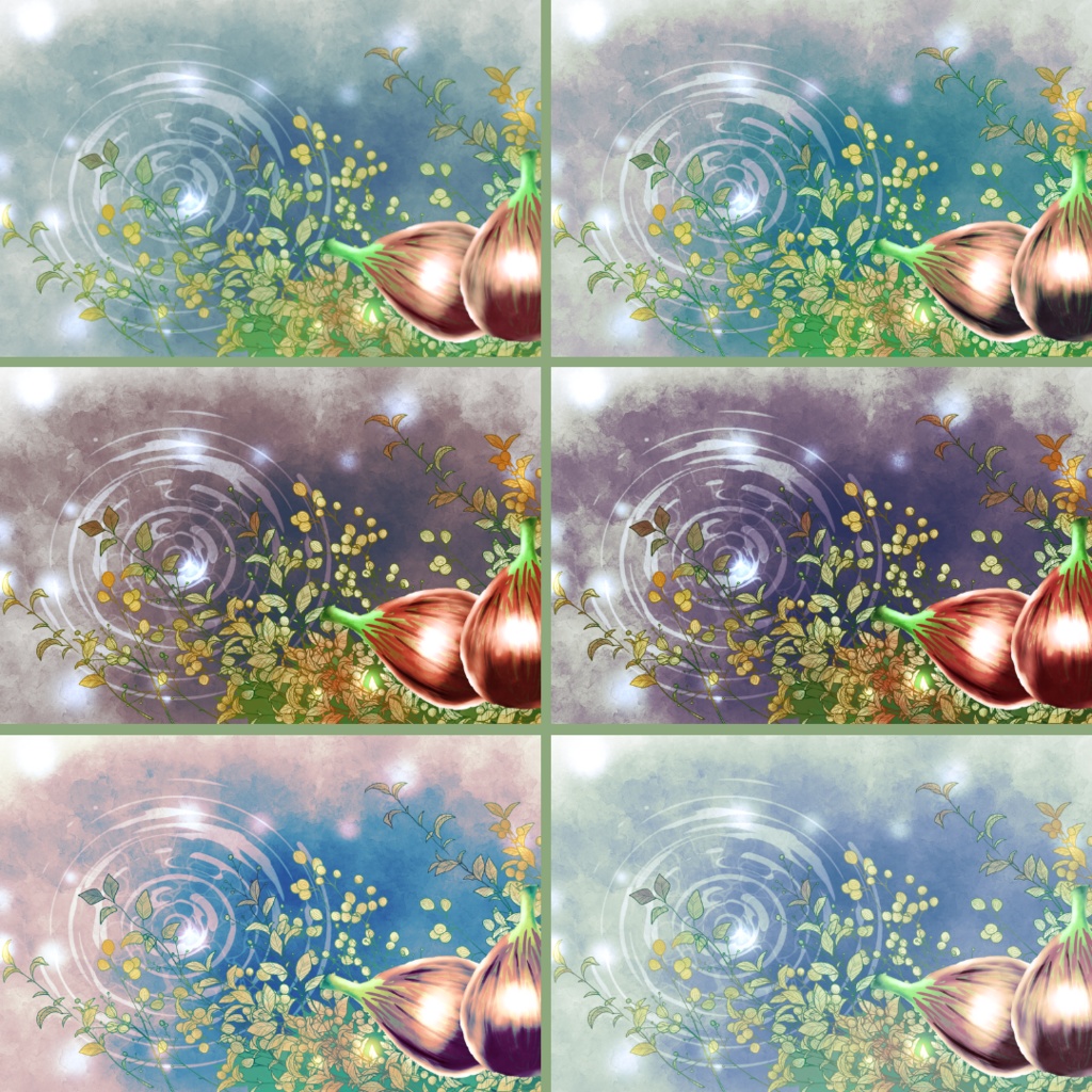 背景用素材018【秋の果物】