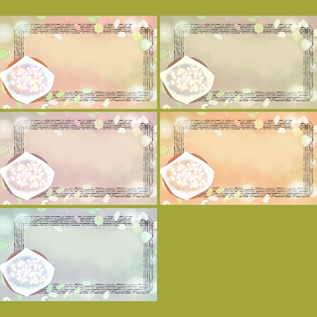 背景用素材020【和のお菓子】