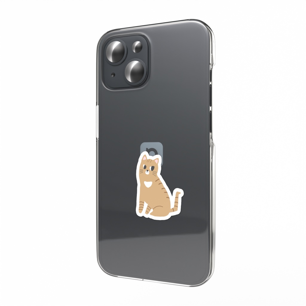 茶トラネコくん ステッカー