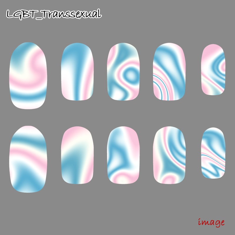 【ネイルチップ】LGBT+
