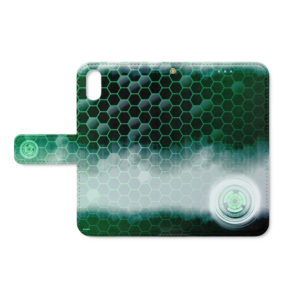 【手帳型iPhoneX用カバー】CyberModel