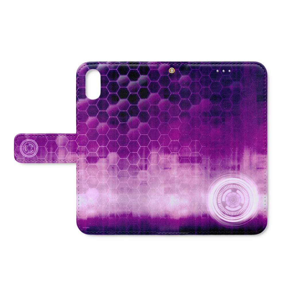 【手帳型iPhoneX用カバー】CyberModel