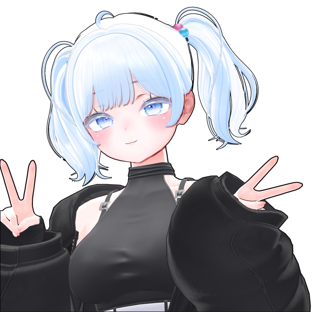 ★ Short Twin Tail Hair ★ 【PB】 【15 Avatars】