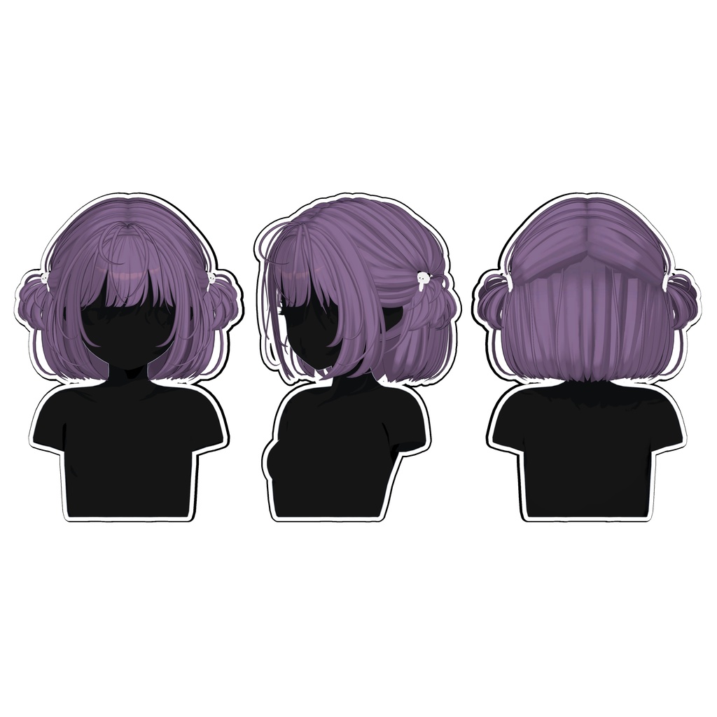 【Sele】 ★ Moonlit Knots Hair ★ 【PB】 【10 Avatars】
