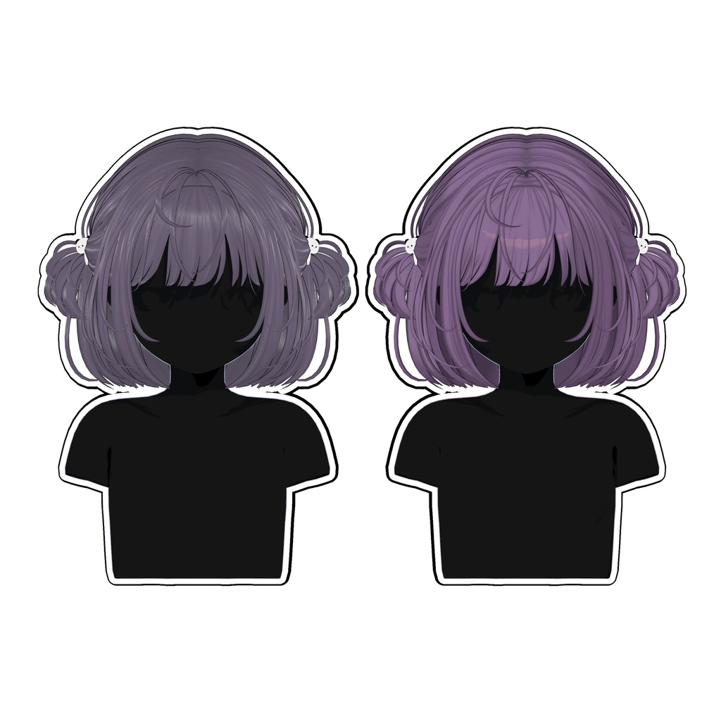 【Sele】 ★ Moonlit Knots Hair ★ 【PB】 【10 Avatars】