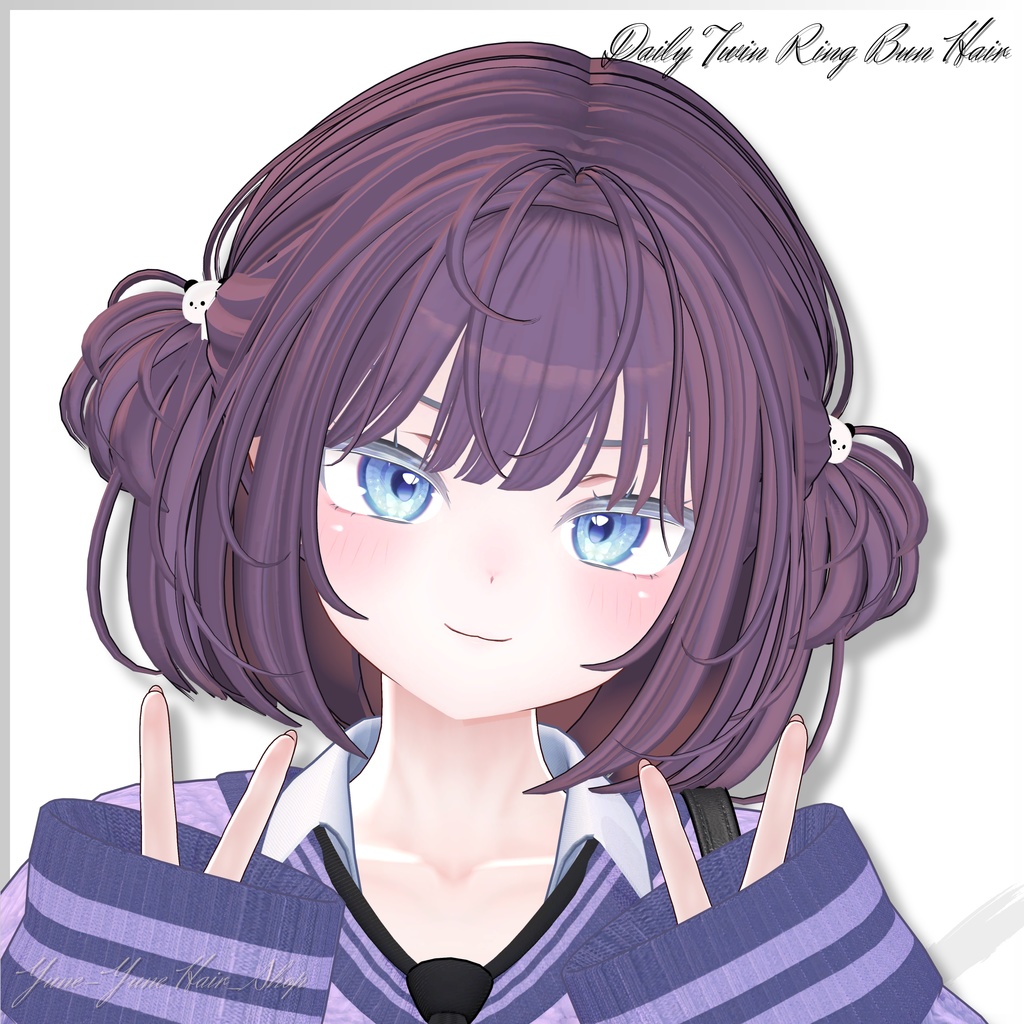 【Sele】 ★ Moonlit Knots Hair ★ 【PB】 【10 Avatars】