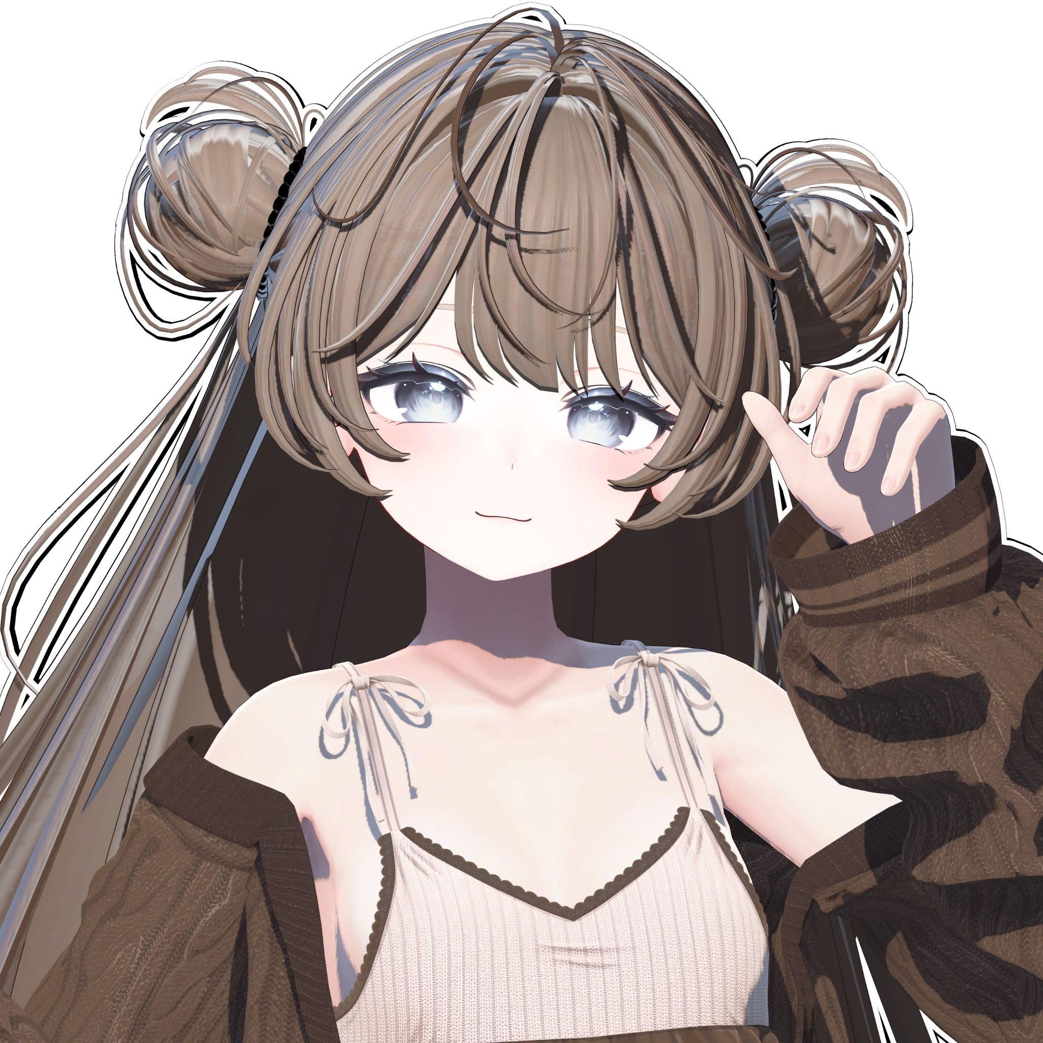 ★ Starlit Bun Hair ★ 【PB】 【10 Avatars】