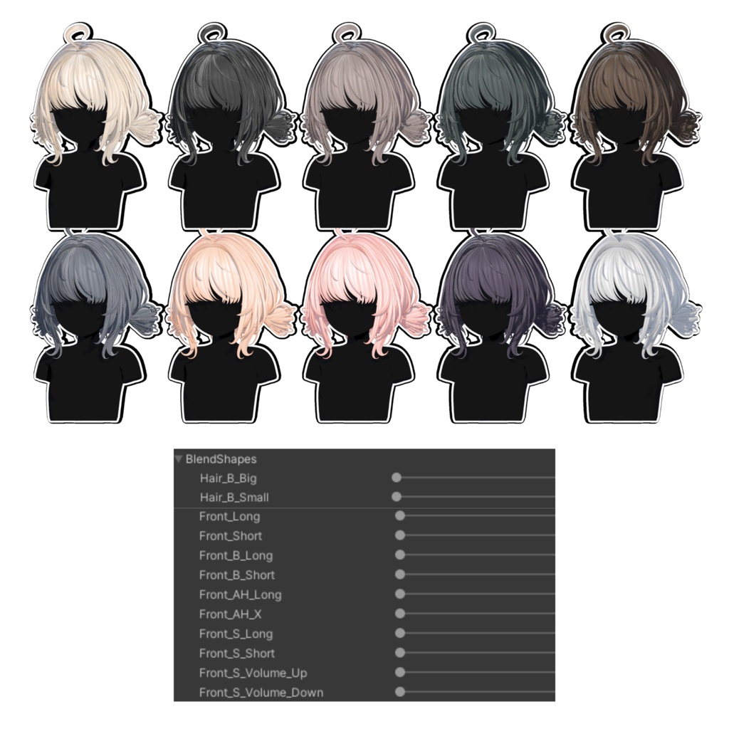 ★Butterpop Wink Hair ★ 【PB】 【10 Avatars】
