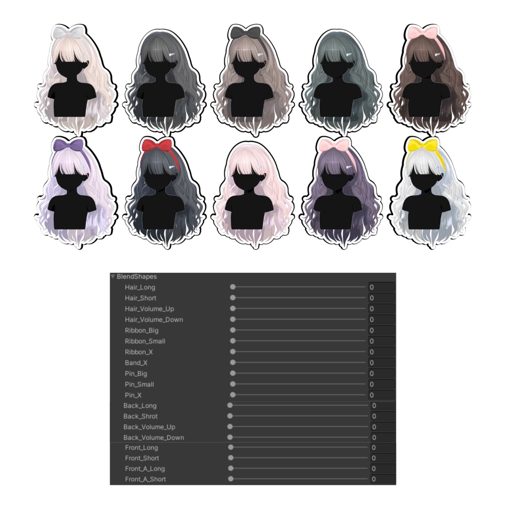 ★Cotton Spell Hair ★ 【PB】 【11 Avatars】