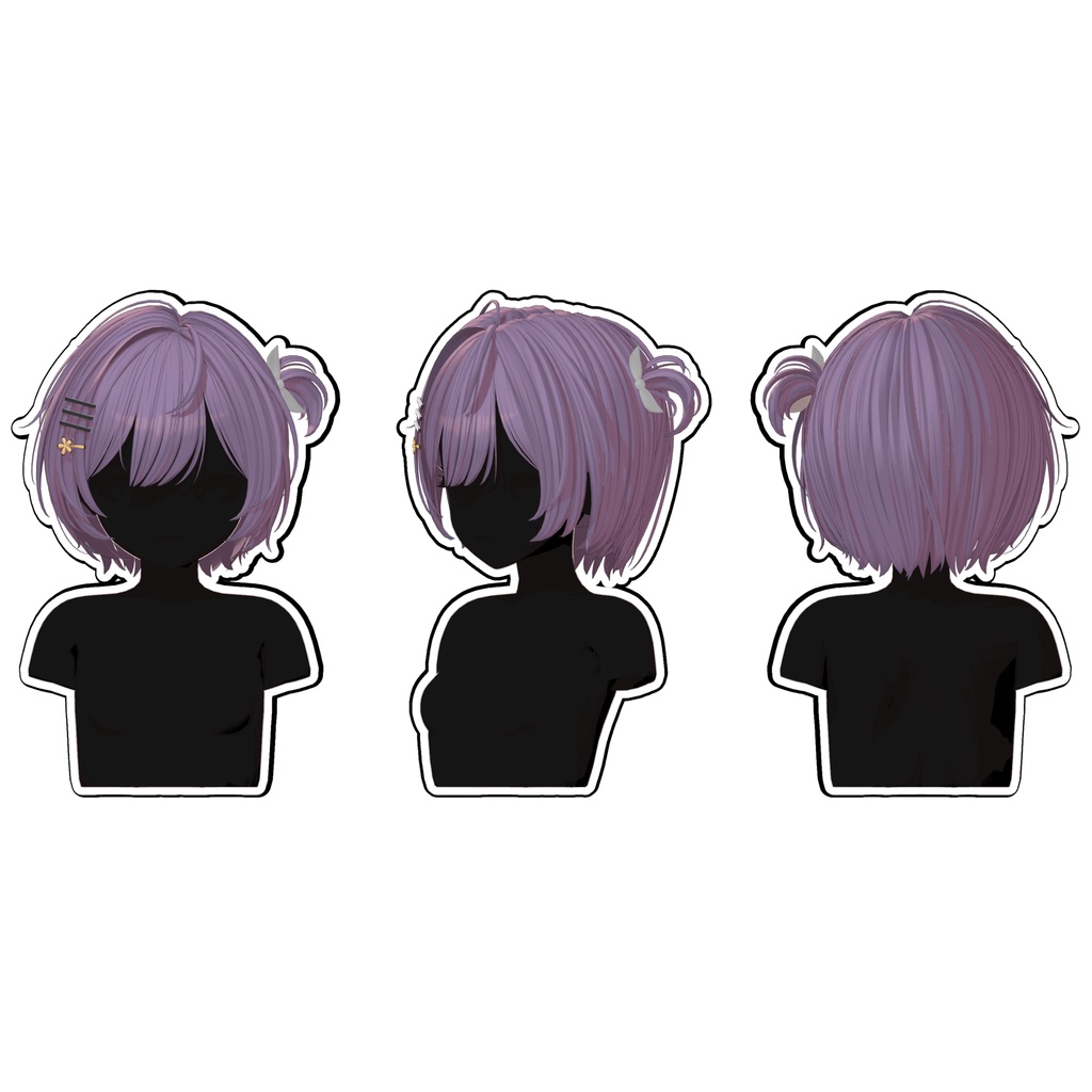 ★Pony Peep Hair ★ 【PB】 【10 Avatars】