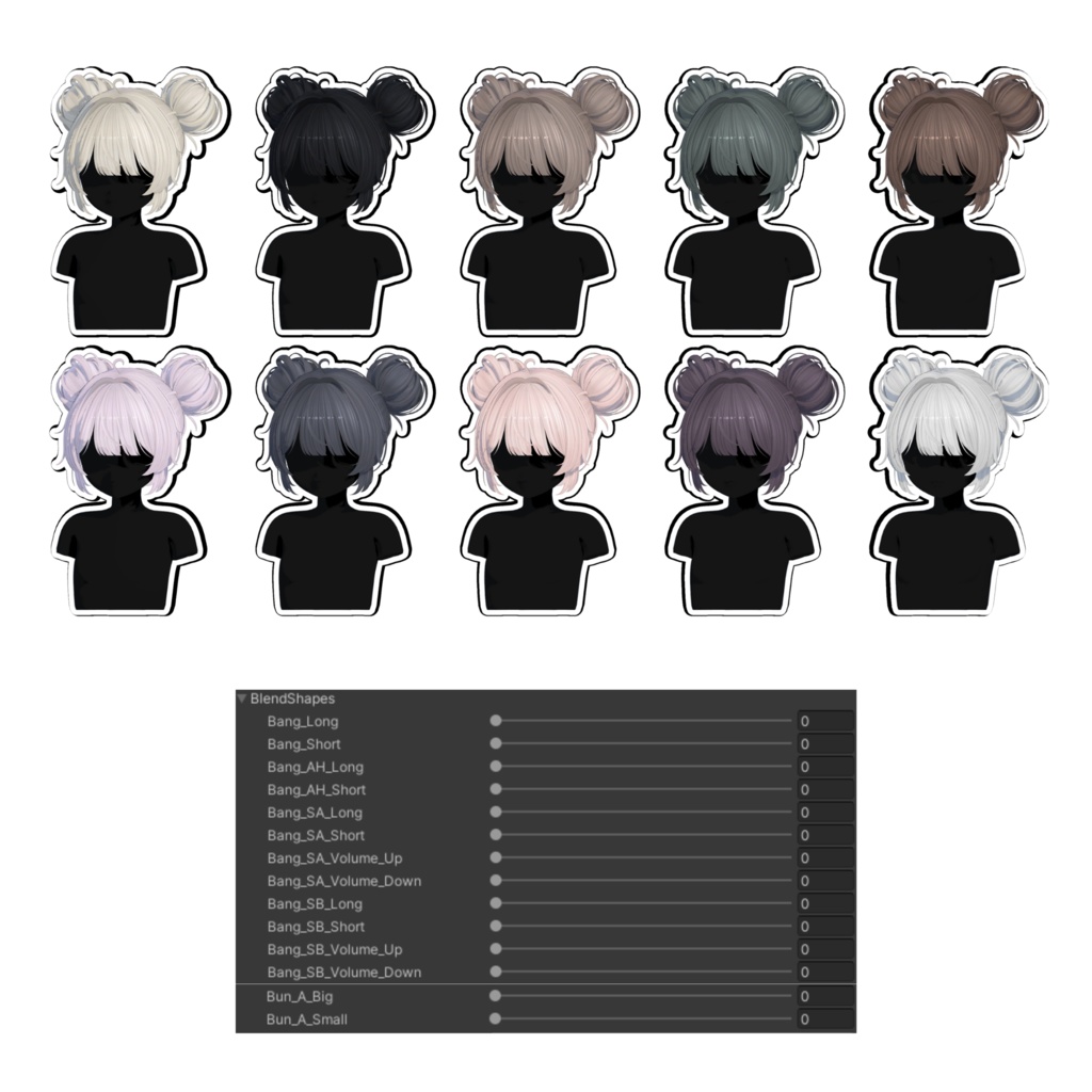 ★Pixie Munch Hair ★【PB】【10 Avatars】