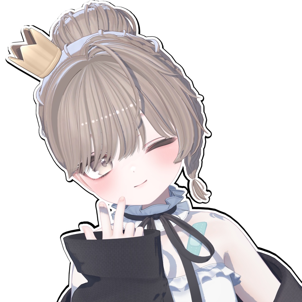 ★Braided Kiss Hair ★【PB】【10 Avatars】