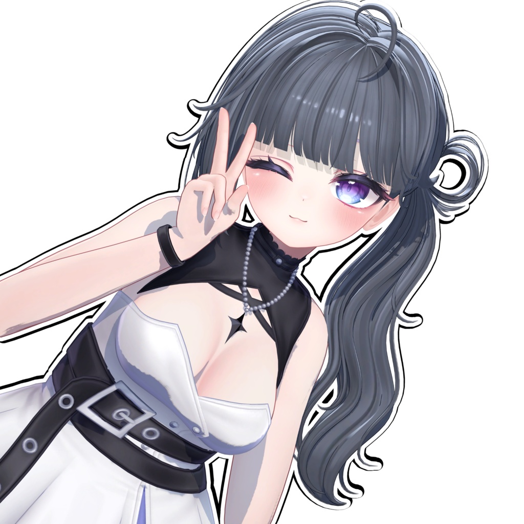 ★Opal Swan Hair ★【PB】【10 Avatars】