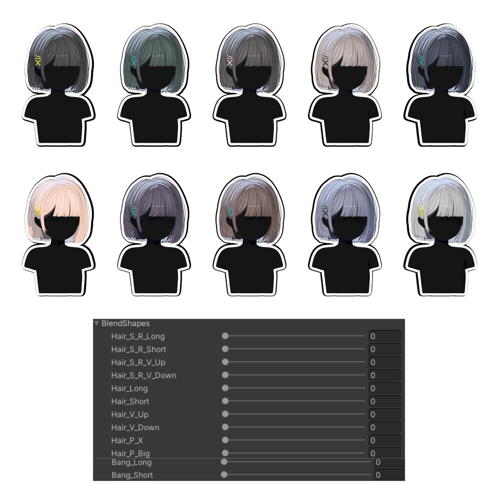 【Sele】 ★Lemon Frame Hair ★【PB】