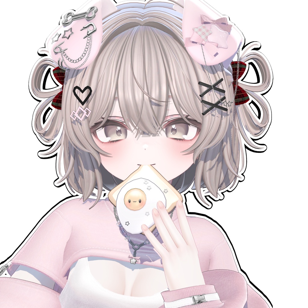 【Sele】 ★Creamy Curl Bob Hair ★【PB】