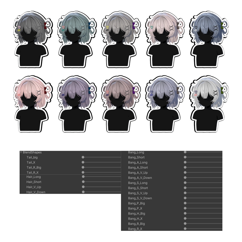 【Sele】 ★Creamy Curl Bob Hair ★【PB】