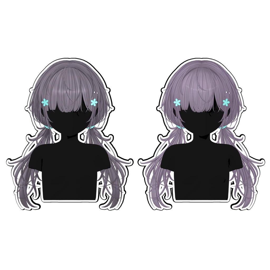 【Sale】 ★Floral Twintails Hair ★【PB】