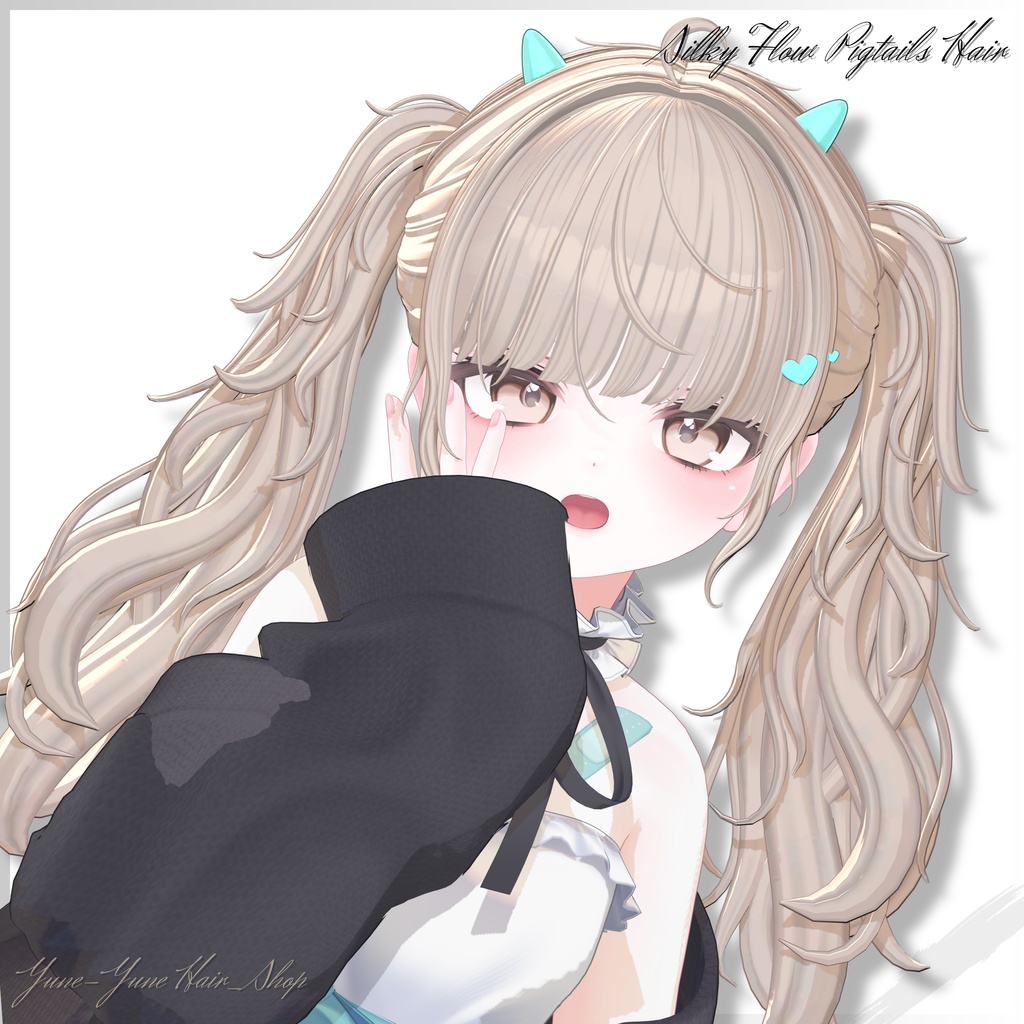 【Sele】 ★Silky Flow Pigtails Hair ★【PB】