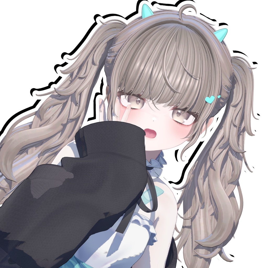 ★Silky Flow Pigtails Hair ★【PB】