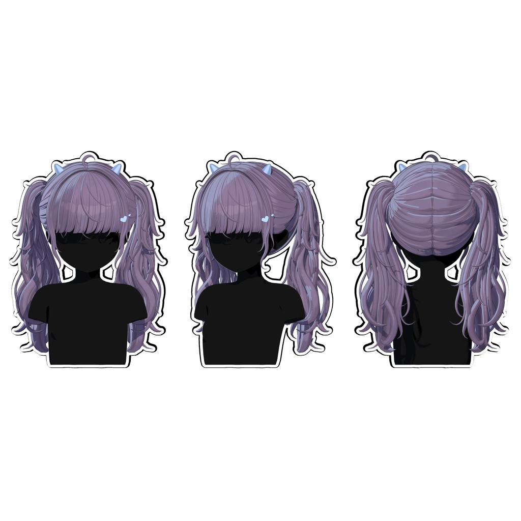 【Sele】 ★Silky Flow Pigtails Hair ★【PB】