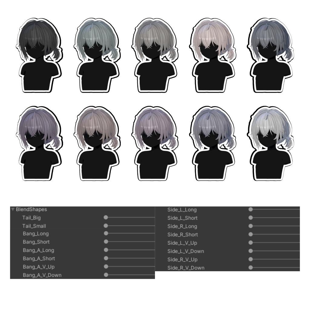 【Sele】 ★Whisper Side Bob Hair ★【PB】