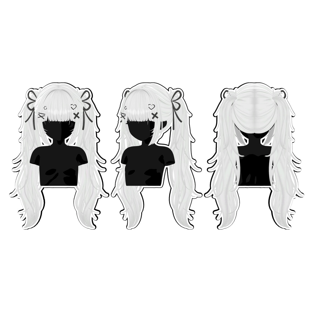【Sele】 ★Polished Twin Tail Hair ★【PB】