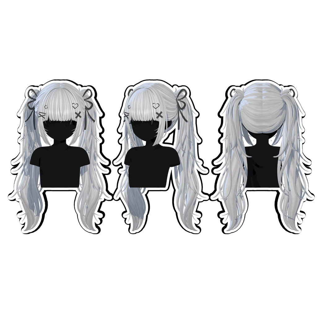 【Sele】 ★Polished Twin Tail Hair ★【PB】