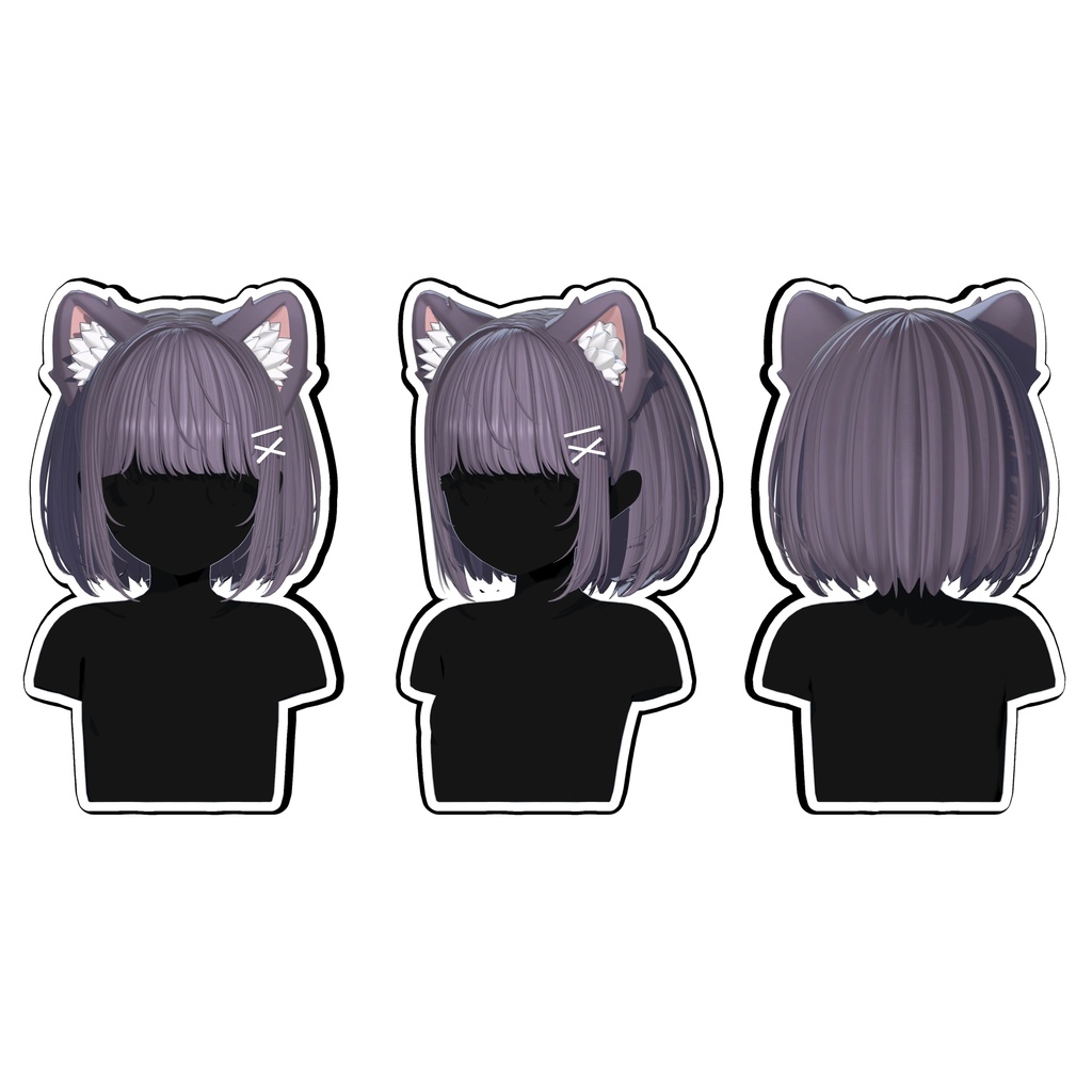 ★Neko-Like Short Bob Hair ★【PB】