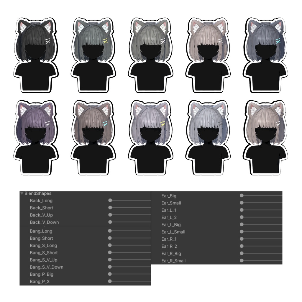 ★Neko-Like Short Bob Hair ★【PB】