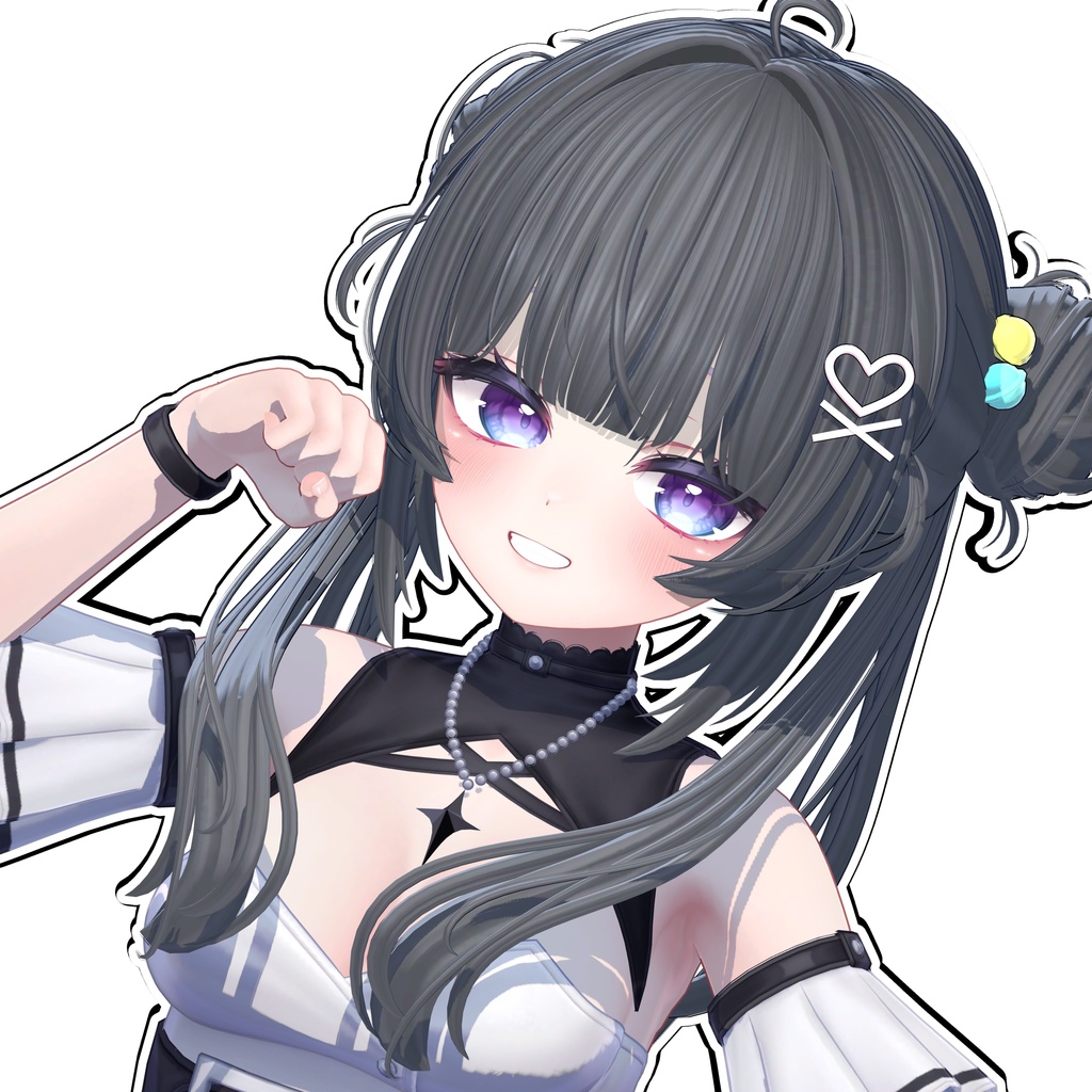 【Sele】 ★Double Bun Straight Hair ★【PB】