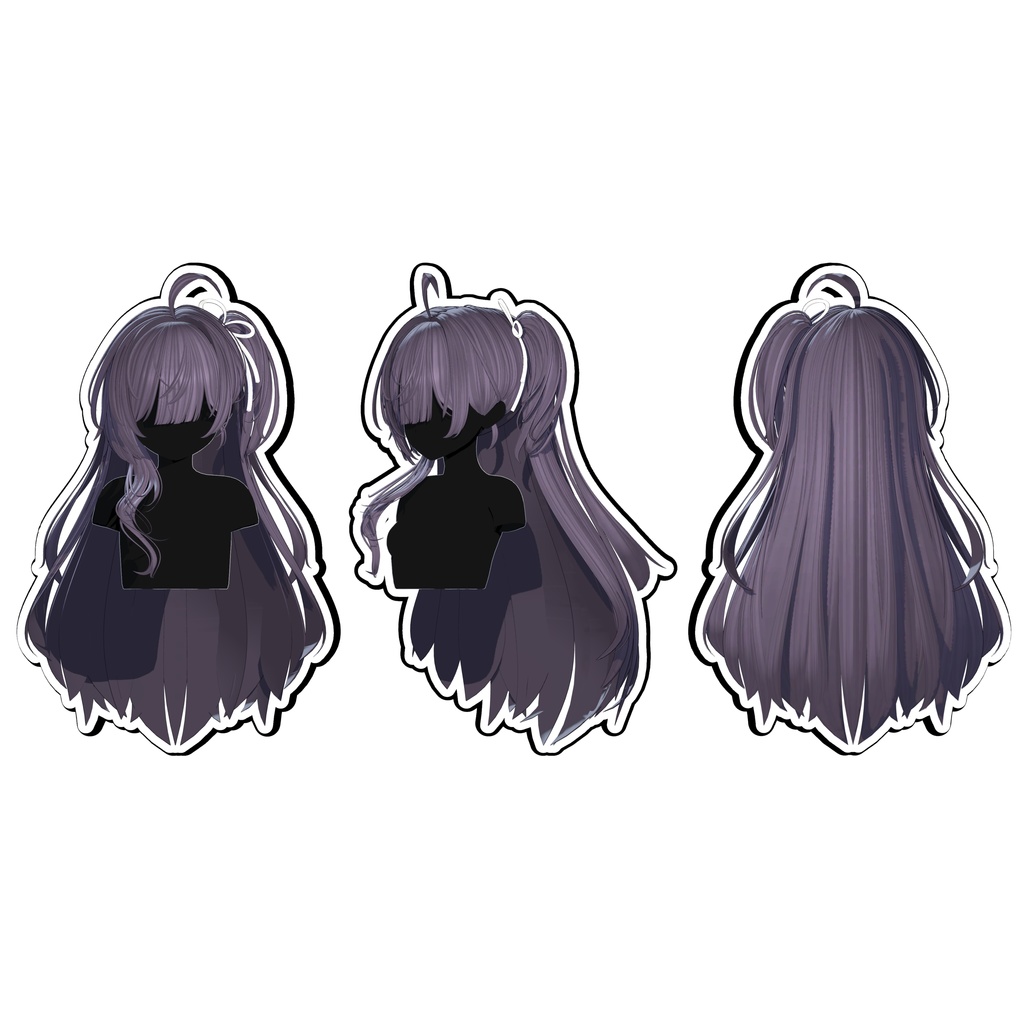 【Sele】 ★Obscure Veil Long Hair ★【PB】
