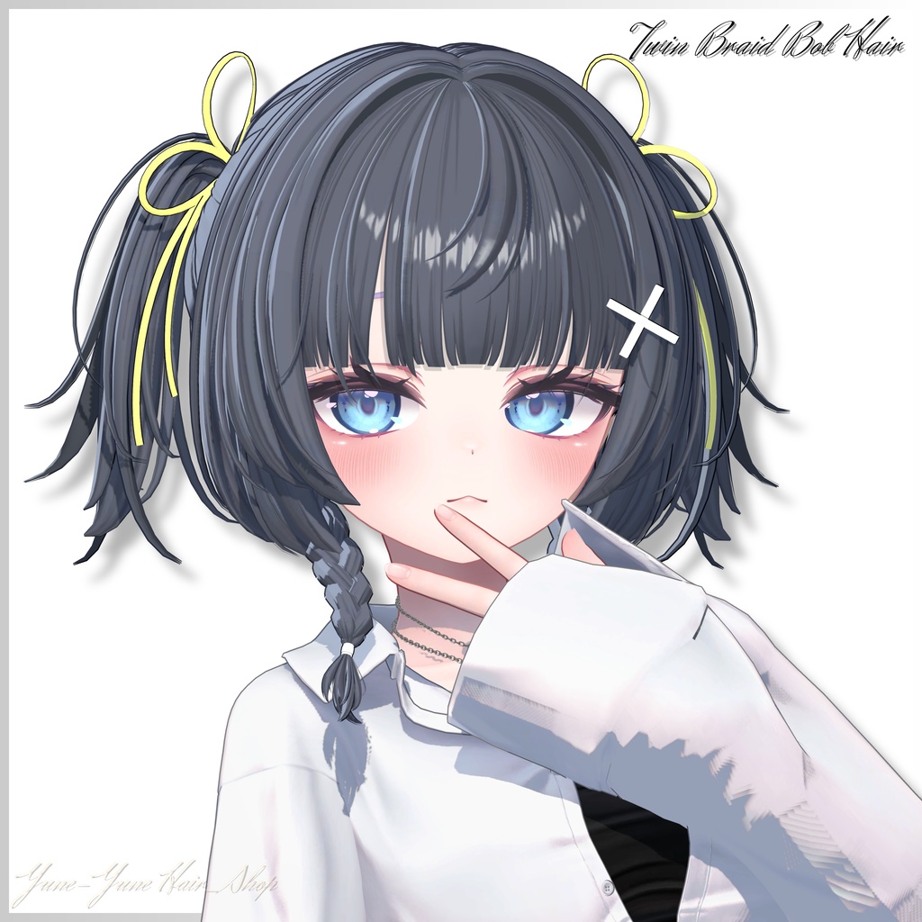 【Sele】 ★Twin Braid Bob Hair ★【PB】
