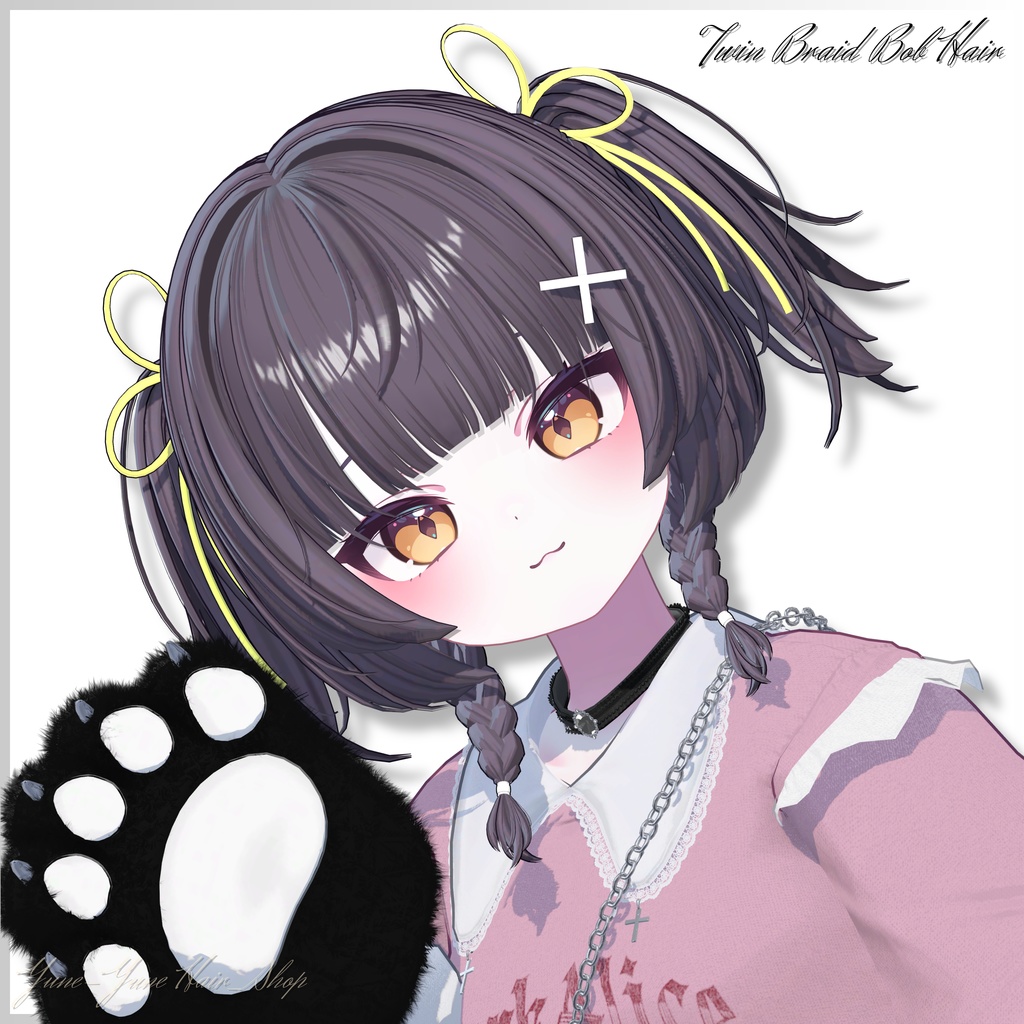 【Sele】 ★Twin Braid Bob Hair ★【PB】