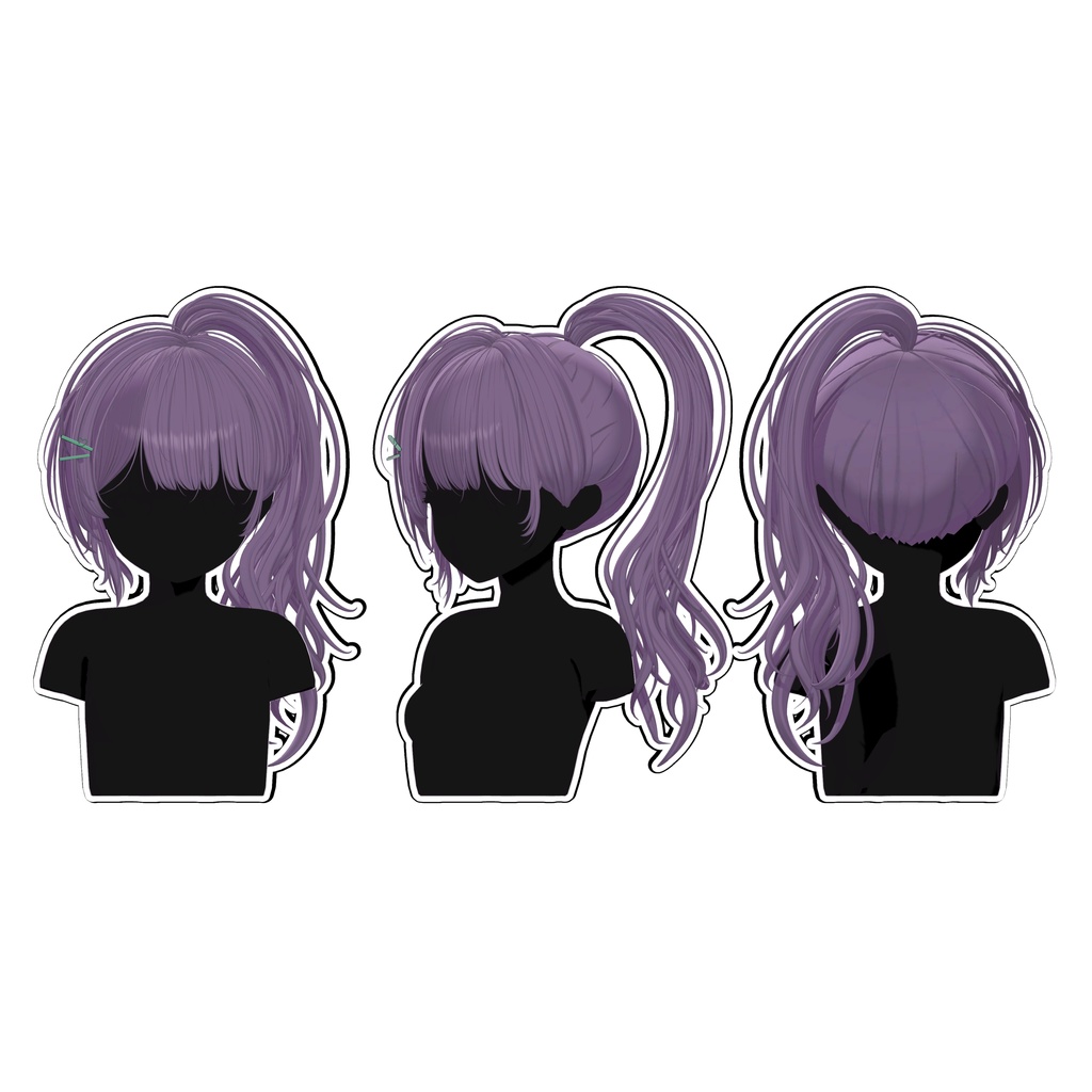 【Sele】 ★High Pony Wave Hair ★【PB】