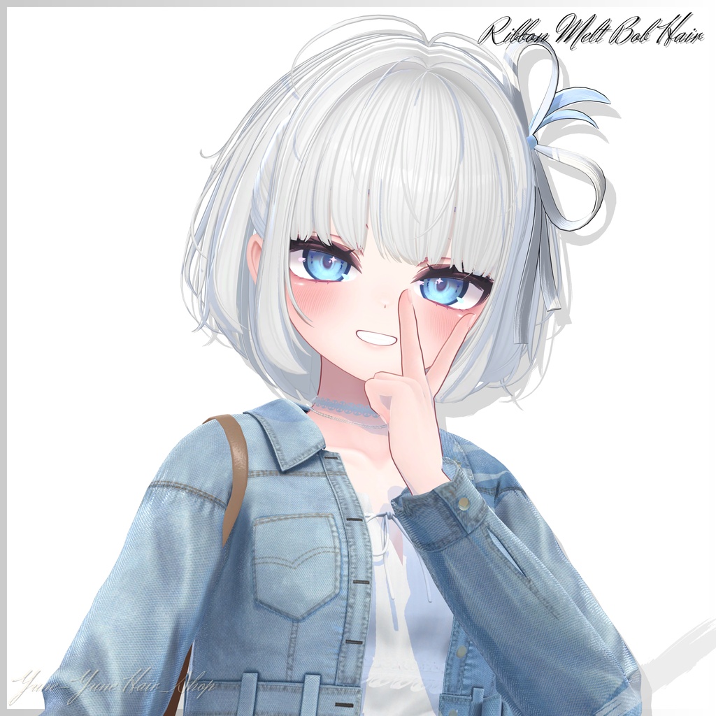 ★【Sale】 Ribbon Melt Bob Hair ★【PB】