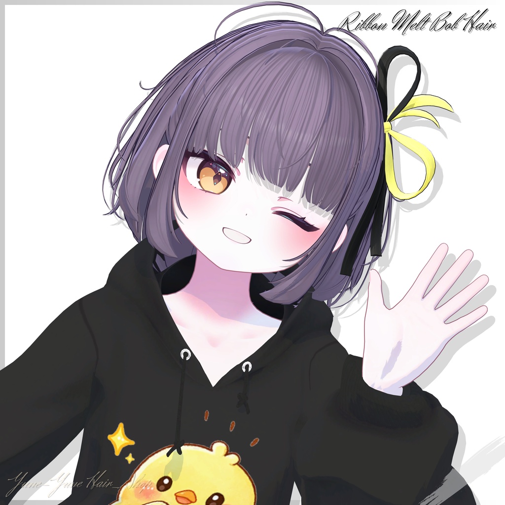 ★【Sale】 Ribbon Melt Bob Hair ★【PB】