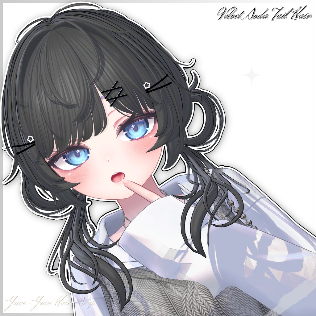 【Sale】★Velvet Soda Tail Hair★【PB】