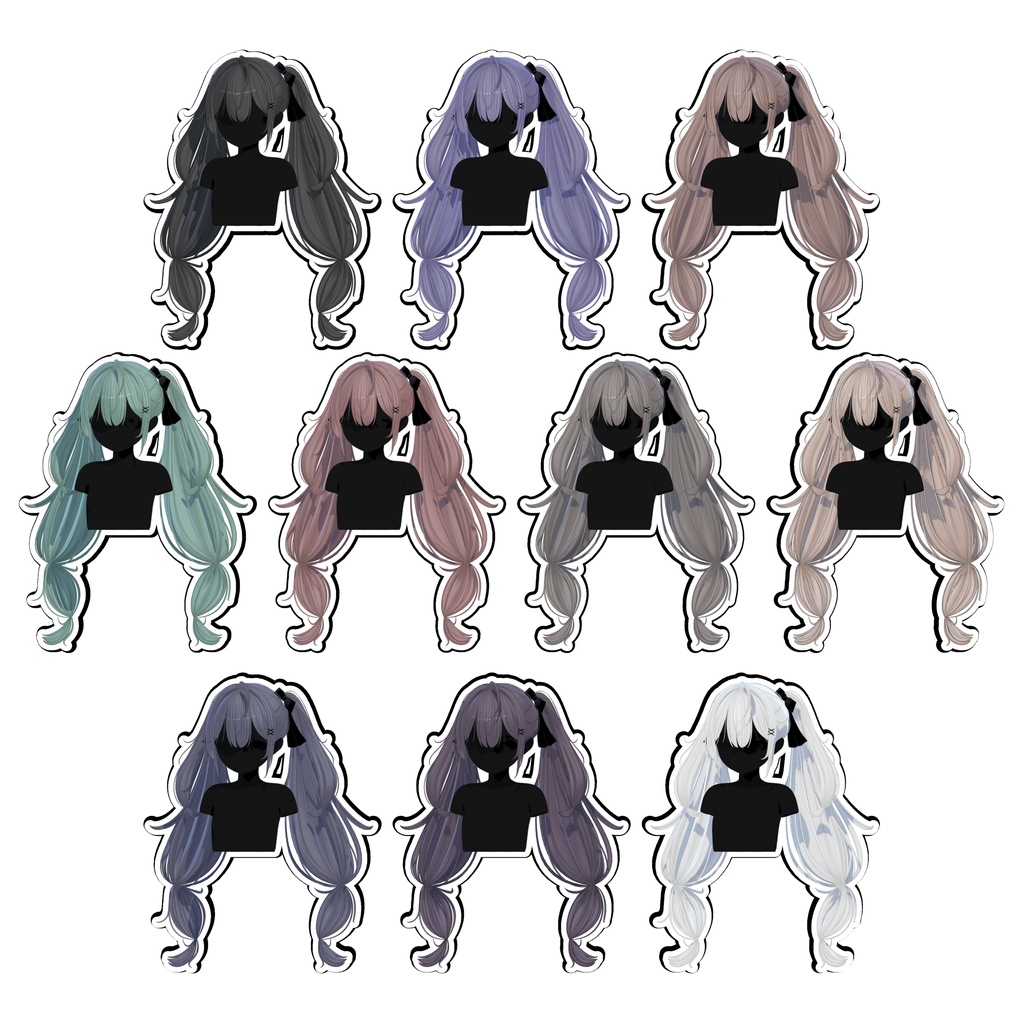 【Sale】★Moonless Twin Hair★【PB】