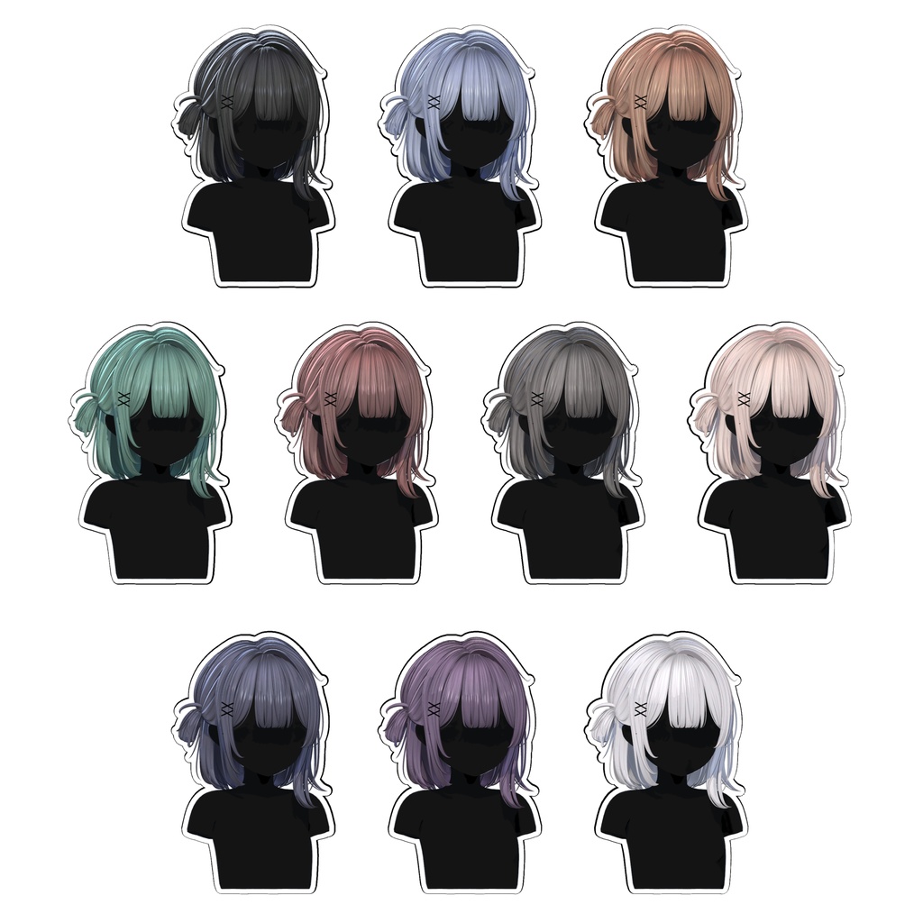 【Sale】★Side Knot Hair★【PB】