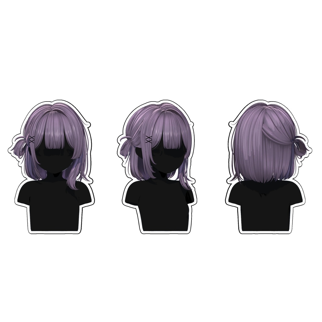 【Sale】★Side Knot Hair★【PB】