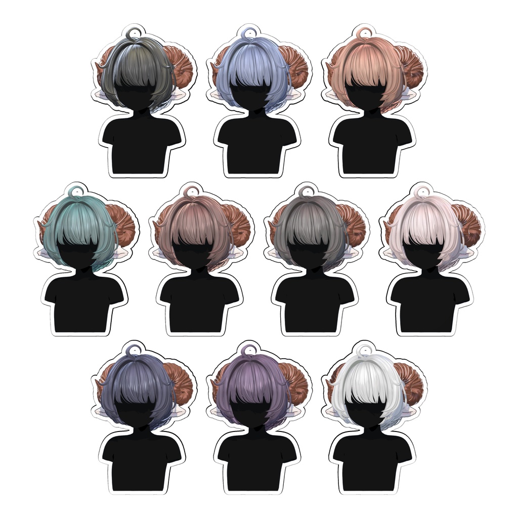 【Sale】★Ram Bob Hair★【PB】