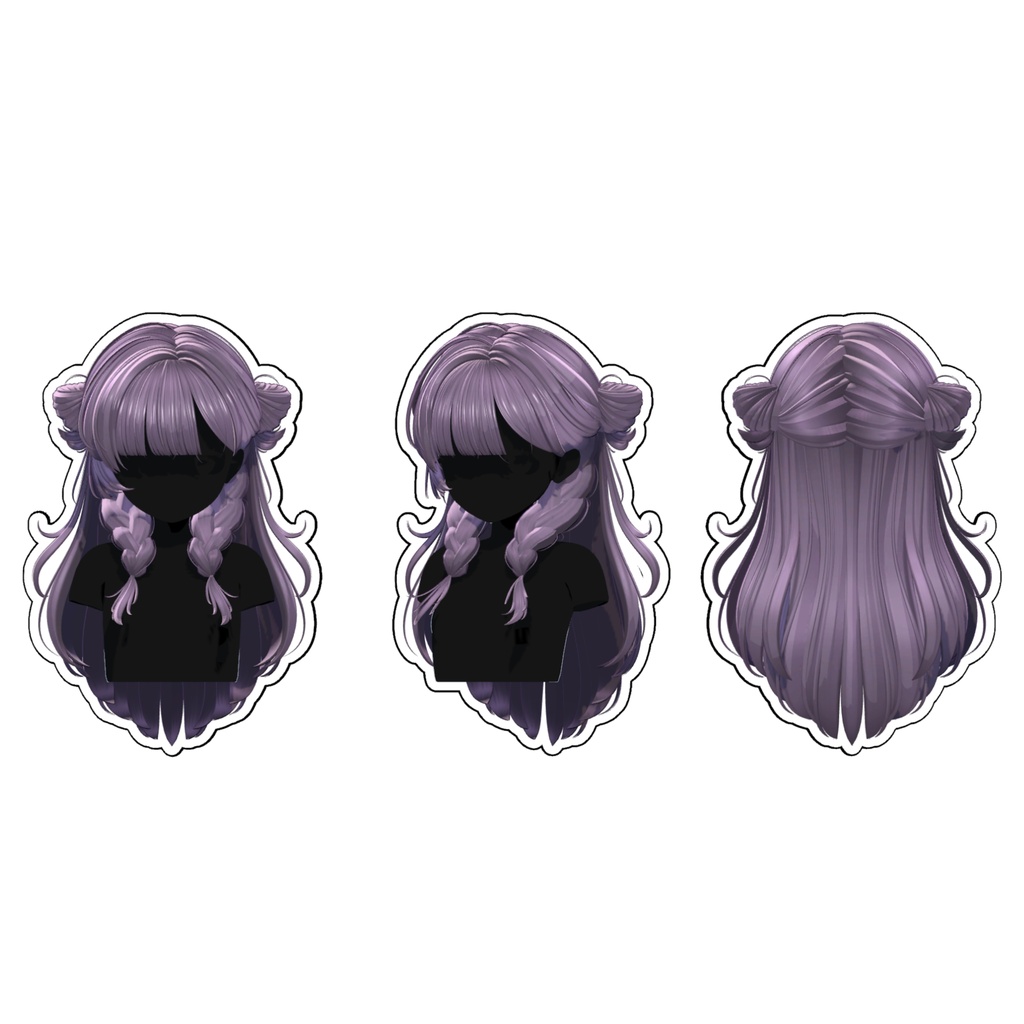 【Sale】★Soft Twin Braid Hair★【PB】