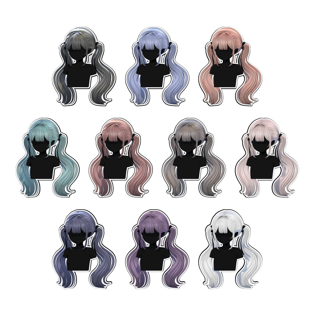 【Sale】★Sugar Twin Hair★【PB】